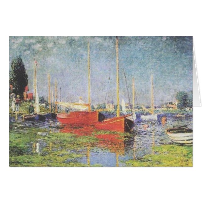 Red Boats at Argenteuil (Front Horizontal)