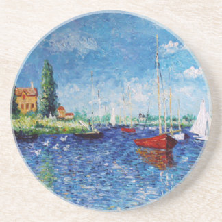 Red Boats at Argenteuil Coaster