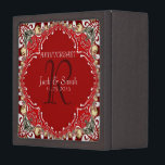 Red Bohemian Batik Monogram Anniversary Gift Box<br><div class="desc">Customisable keepsake magnetised lid gift box in striking Batik Bohemian fusion design in mainly red and white colours. Personalise the monogram with initial and name - or change it to whatever text and layout you want. Makes a wonderful gift - fill the box with jewellery, potpourri , coins, crystals more....</div>