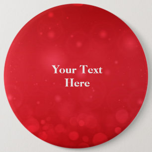 Red Bokeh Design Template 6 Cm Round Badge
