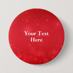 Red Bokeh Design TEMPLATE, 7.5 Cm Round Badge