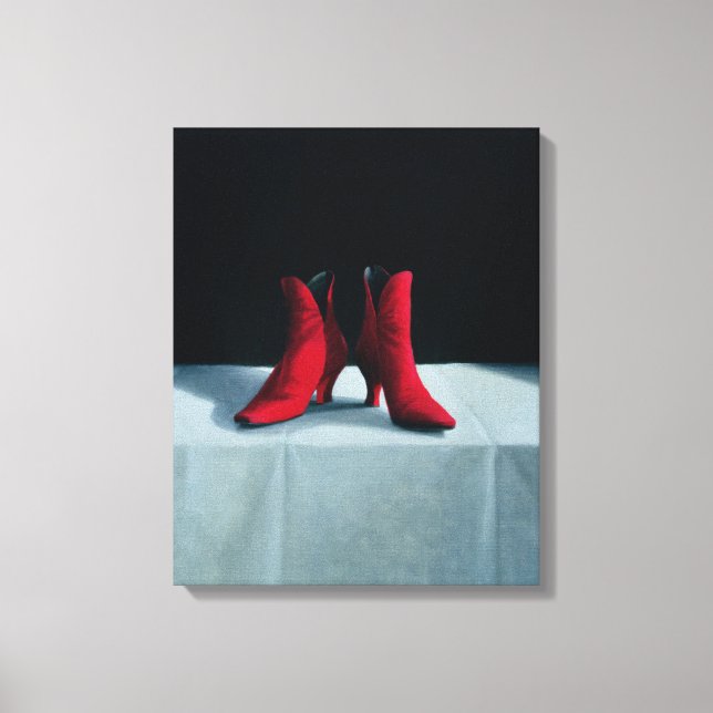 Red Boots 1995 Canvas Print (Front)