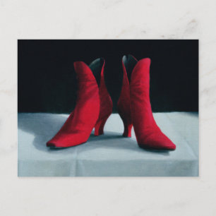 Red Boots 1995 Postcard
