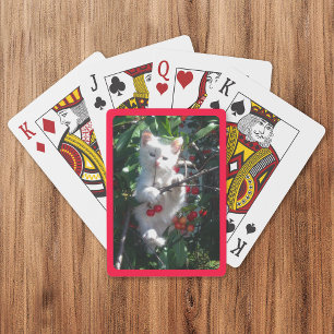Red Border for Photo Bicycle® Playing Cards