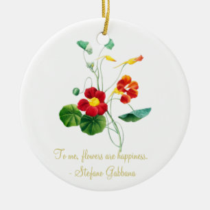 red botanical minimal vintage for her ceramic tree decoration