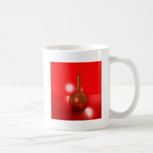 red bottle coffee mug
