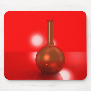 red bottle mouse mat