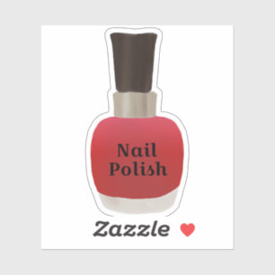 Red Bottle of Nail Polish