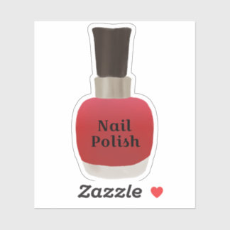 Red Bottle of Nail Polish