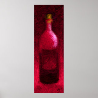 Red Bottle Poster