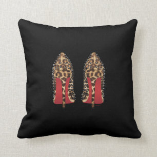 Red bottom shoes heels stilettos in LEOPARD Cushion