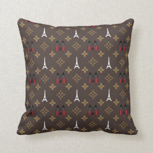Red bottoms stilettos shoes heels lv monogram cushion