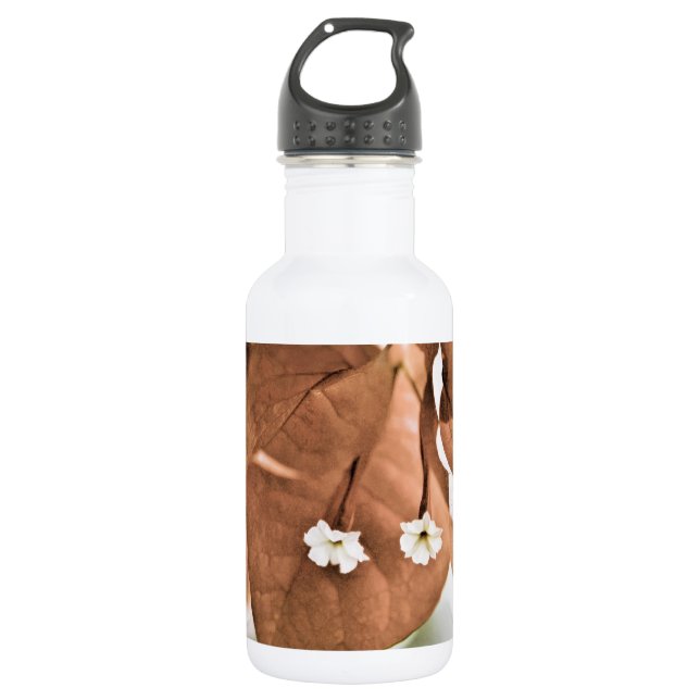 Red Bougainvillea 532 Ml Water Bottle (Front)