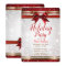 Red Bow & Gold White Sparkle Elegant Holiday Party