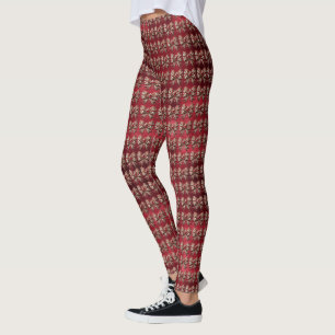Red Bow Holiday Legging