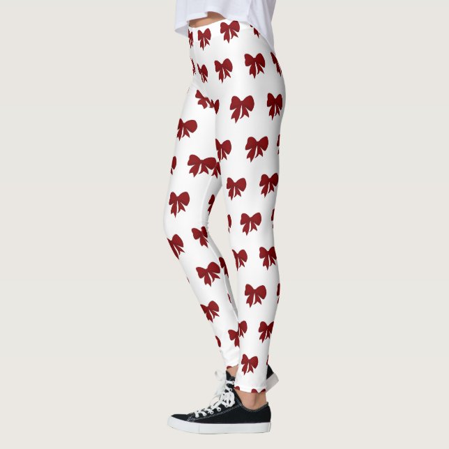 Red Bow Leggings (Left)
