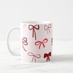 Red Bow Minimalist Mug