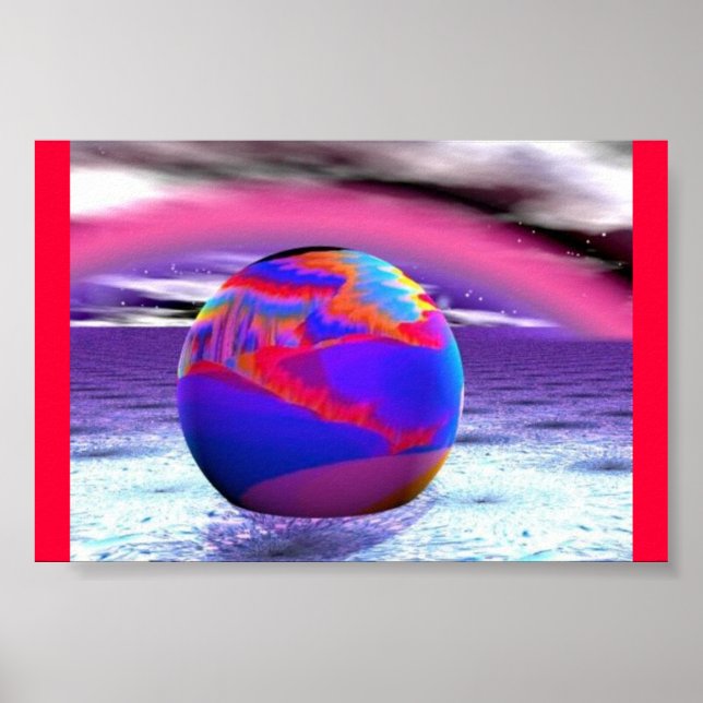 Red Bow Sphere Poster (Front)