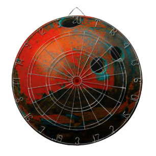 Red Bowling Ball Customise It Dartboard