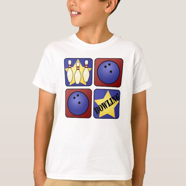 Red Bowling T-Shirt (Front)