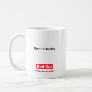 Red Box Mug - Brexit is boring