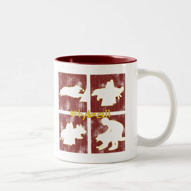 Red Boxes Flyball Mug (Right)