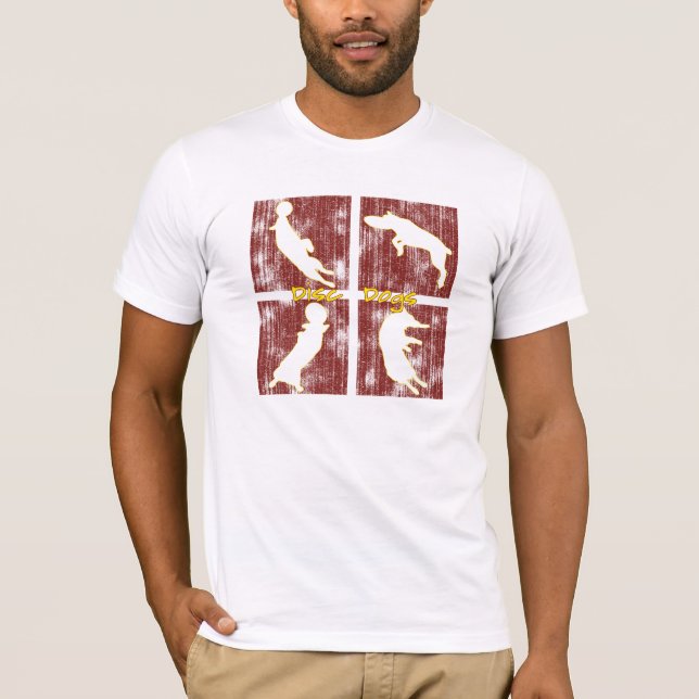 Red Boxes Flying Disc Dogs Apparel T-Shirt (Front)
