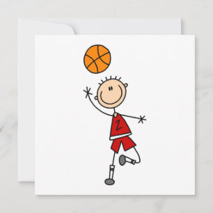 Red Boy Basketball Player t-shirts and Gifts