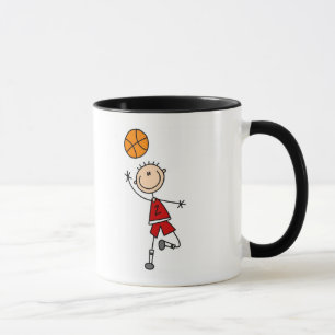 Red Boys Basketball T-shirts and Gifts Mug