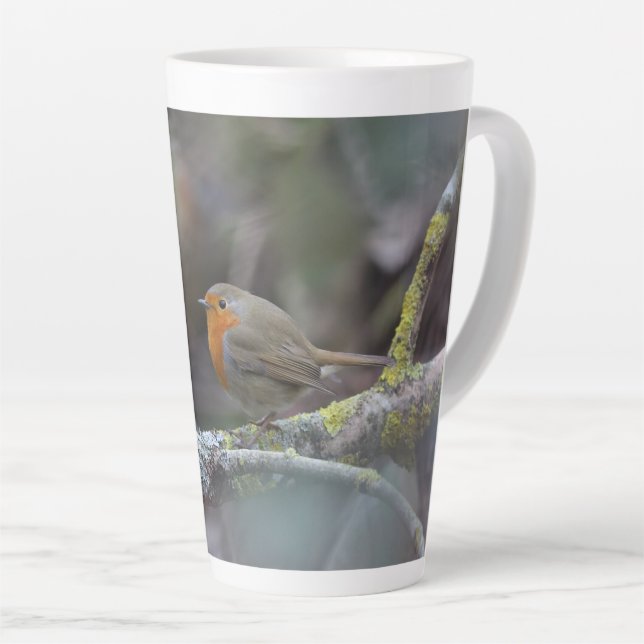 Red Bra Latte Mug (Right Angle)