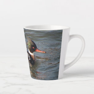 Red Breasted Merganser latte mug