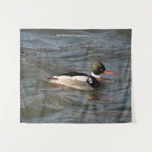 Red Breasted Merganser tapestry