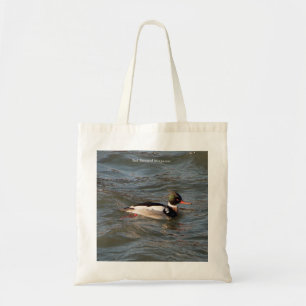 Red Breasted Merganser tote bag
