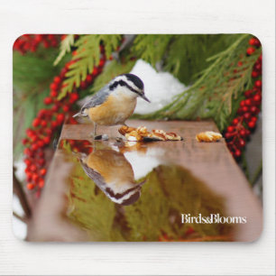Red-breasted Nuthatch Mouse Mat