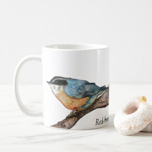 Red-breasted Nuthatch White Coffee Mug