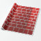 Red brick chimney look