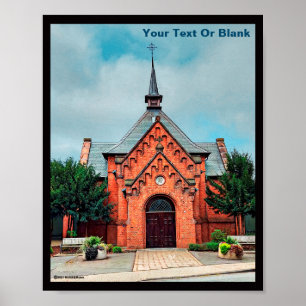 Red Brick Church, Bielefeld Poster