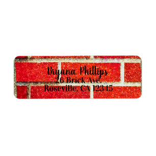 Red Brick & Glitter Holiday Christmas Party