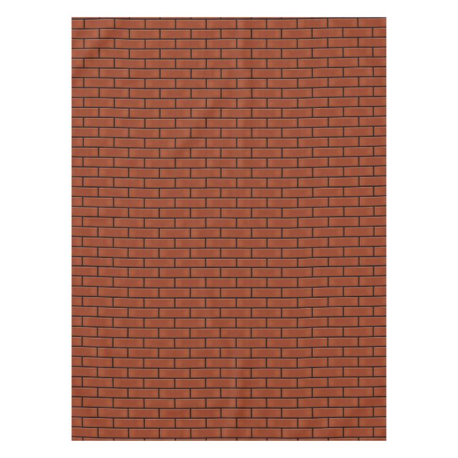 Red Brick Pattern Tablecloth (Front)