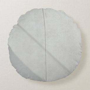Red brick stones round cushion