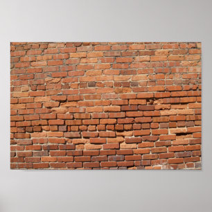 Red Brick Wall Canvas or Poster
