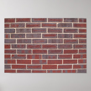 Red Brick Wall Canvas Print or Poster