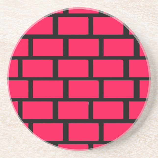 RED BRICK WALL COASTER (Front)
