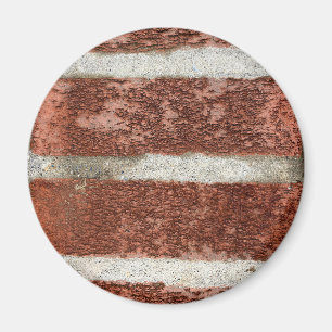 Red Brick Wall Concrete Cement Texture Magnet