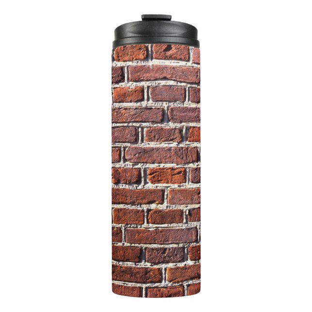 Red brick wall stone bricks masonry thermal tumbler (Front)