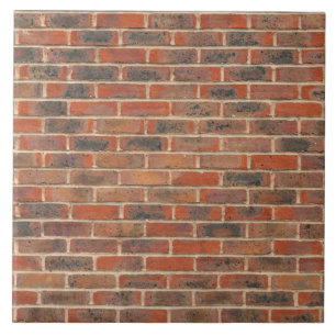 Red brick wall structure tile