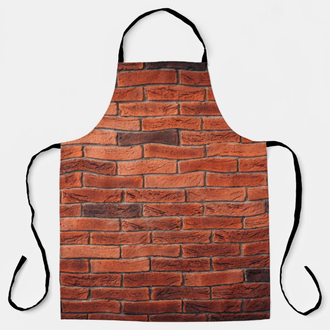 Red brick wall texture grunge backgroundbrick,wall apron (Front)