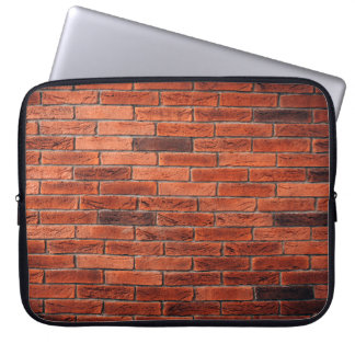 Red brick wall texture grunge backgroundbrick,wall laptop sleeve