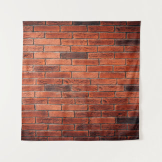 Red brick wall texture grunge backgroundbrick,wall tapestry