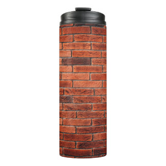 Red brick wall texture grunge backgroundbrick,wall thermal tumbler